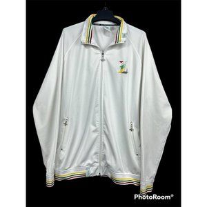 Vtg Lifted Research LRG Track Jacket 3XL Embroidered Logo Reggae‎ Hip Hop Grail